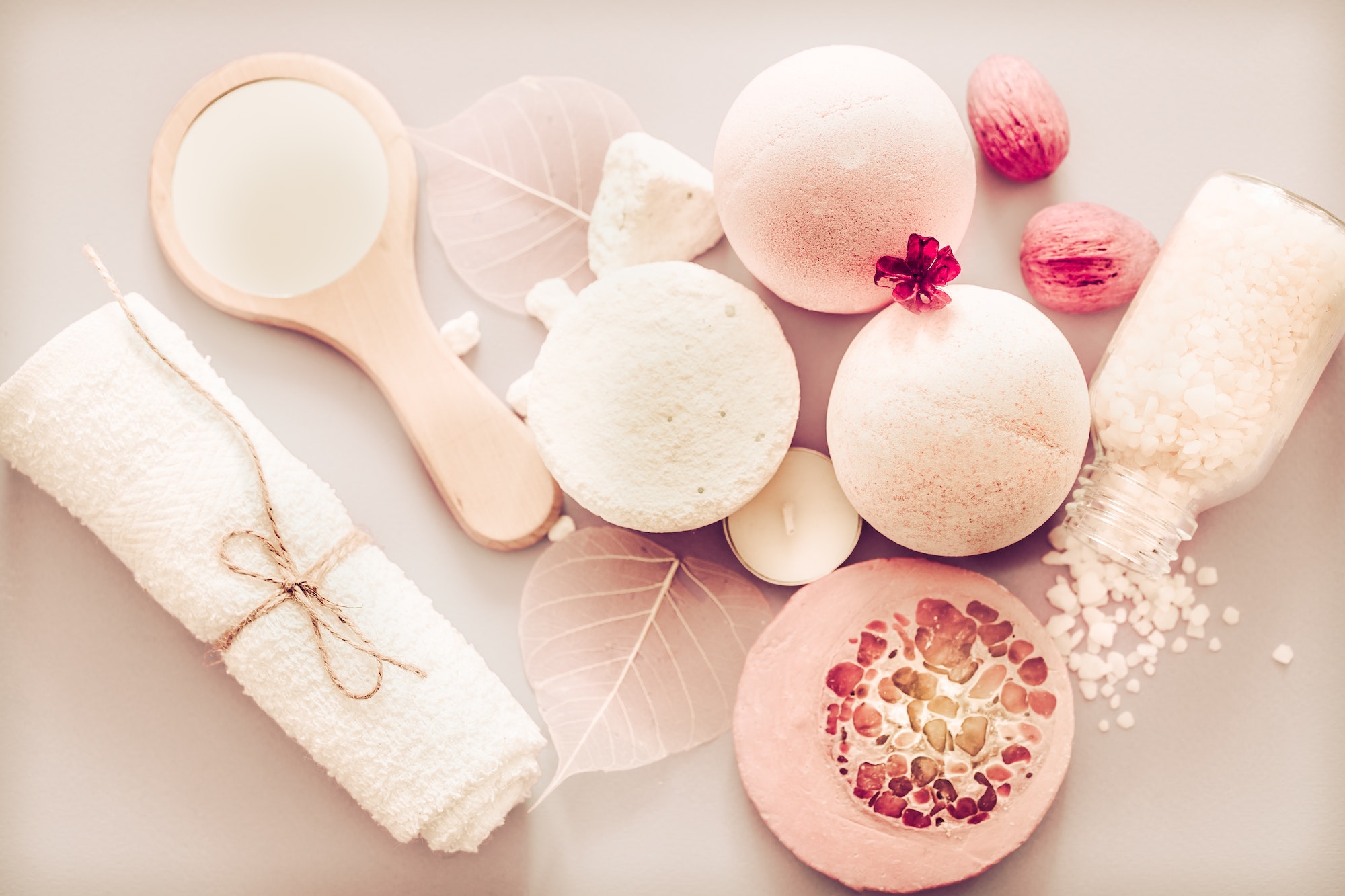 Spa in the background Spa in the background