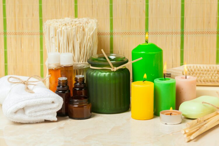 Spa products, spa concept