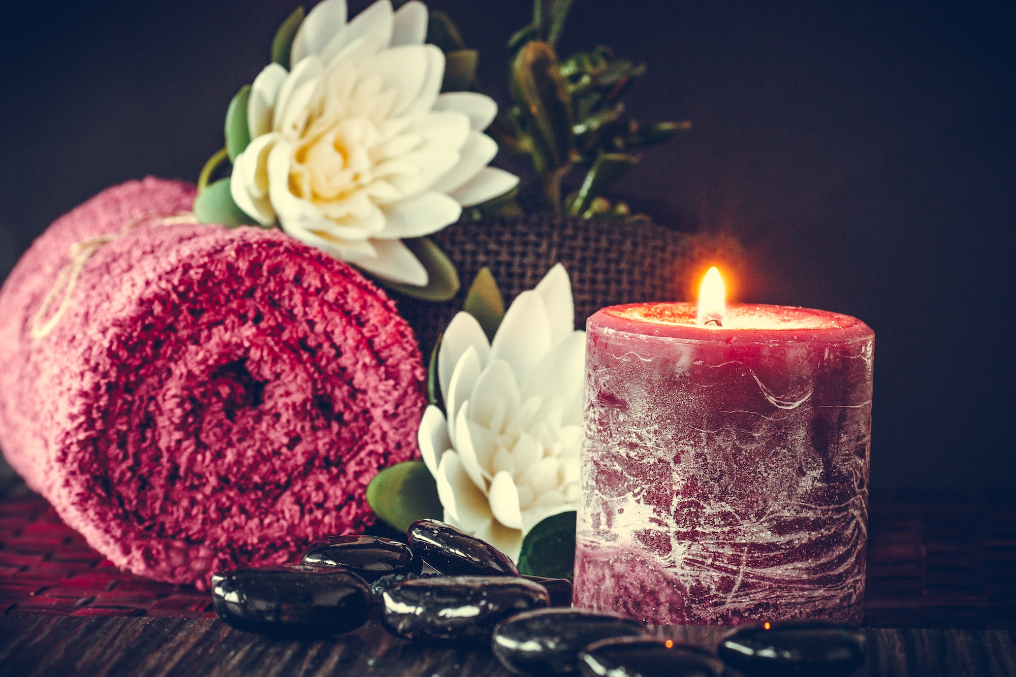 Spa setting Spa setting